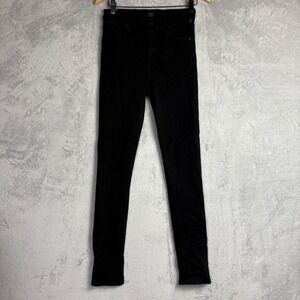Citizens of Humanity Carlie High Rise Skinny Jeans Black Size 29 Festival Y2K